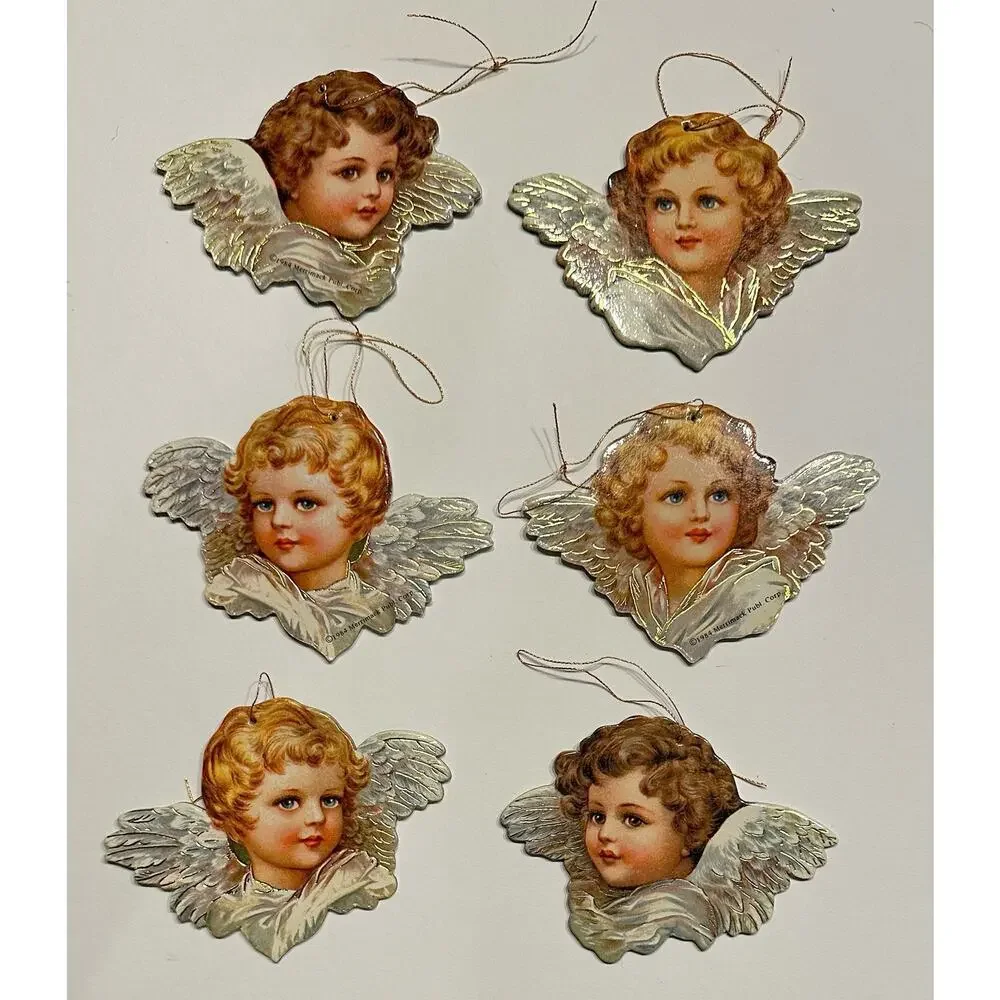 Ornaments 1984 Merrimack Publ. Corp. Cherubs & 1986 B. Shackman & Co. Angels
